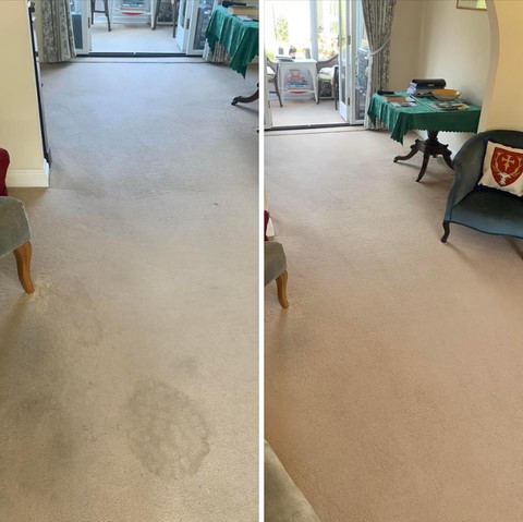 Rickmansworth Carpet Cleaning Service Before And After Living Room Carpet Cleaning